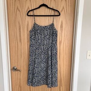 J.Crew Floral Spaghetti Strap Dress